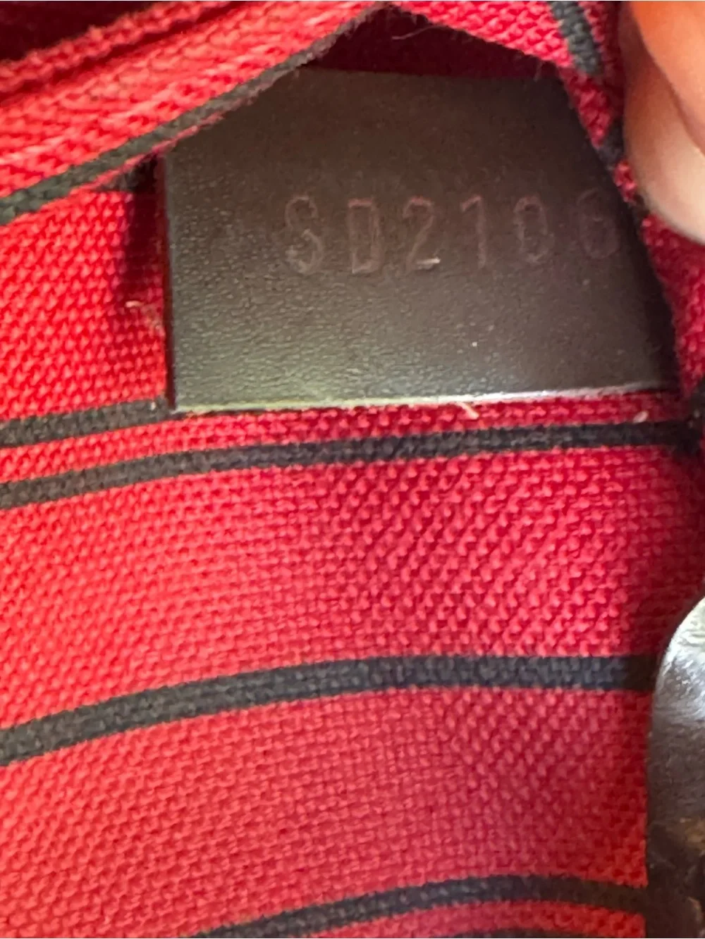 Damier Ebene Neverfull Louis Vuitton brown and beige checkered tote bag